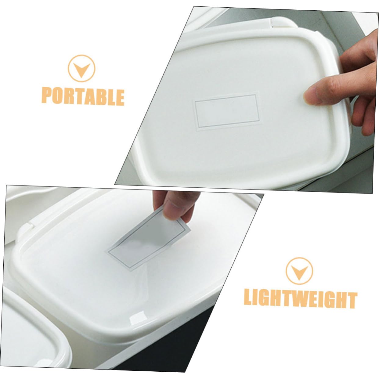PRETYZOOM 6 Pièces Boite à essuyer distributeur de lingettes pour bébé porte-récipient d'essuyage pour lingettes portable pour lingettes lingette bebe