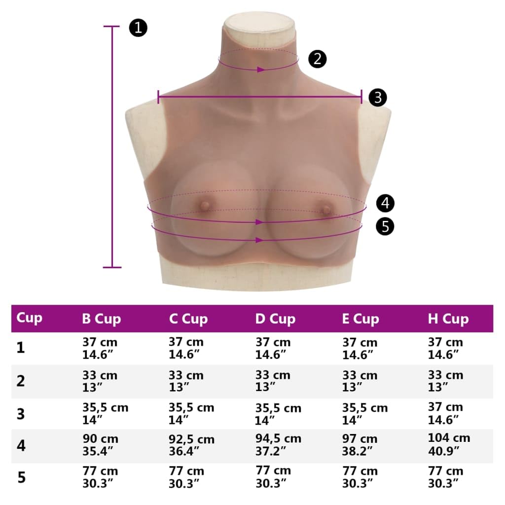 vidaXL Corpetto in Silicone Corpetti in Silicone Corpetto Realistico