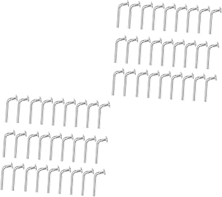 Baluue Pallet Rack Safety Bolt DIY Shelving Unit 200 Pcs Pallet Rack Drop Pin Heavy Duty Shelving Heavy Duty Storage Cabinet Plastic Storage Cabinet Safety Pin