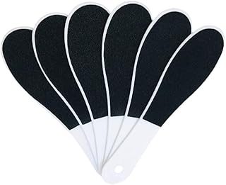 6 Pieces Double-Sided Foot File Pedicure Foot File Disposable Foot Rasp Foot Rasp File for Wet Dry Cracked Feet Removing Dead Skin Foot Care