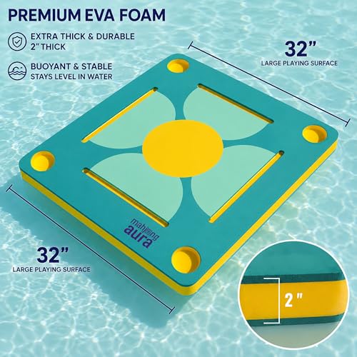 Mesa flotante Mahjong para juego en piscina miniatura 5
