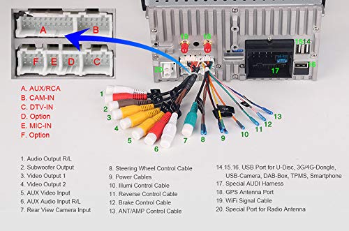 Autoradio Erisin ES3879T 7 Android 8.1 GPS DTV-IN...