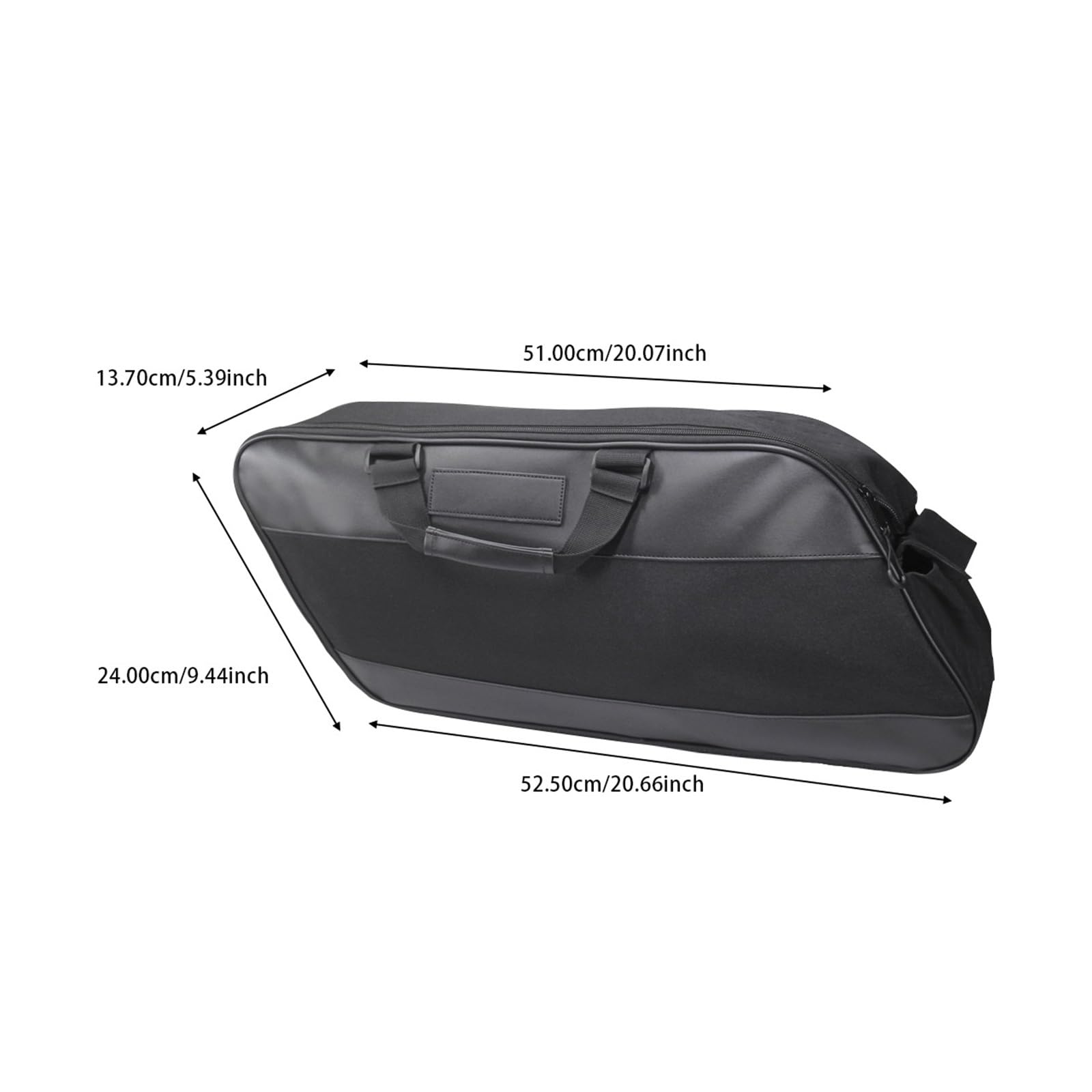 Bolsa sillín Trasera Motocicleta Bolsa para SILLÍN De Motocicleta, Portaequipajes, Paquete Interno para Touring para Road, para King, para Glide FLTR FLHX(Style A 1pcs)
