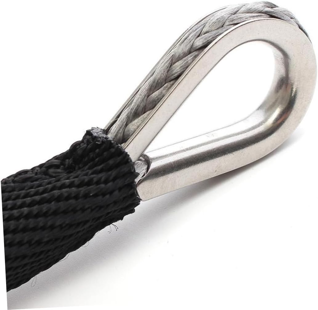 15m Heavy Duty Winch Rope Synthetic Winch Cable for ATV Utv SUV Towing Capacity