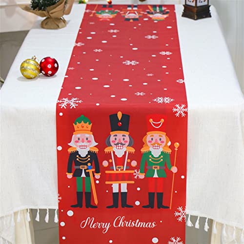 Chemin de table de table de Noël polyester motif Casse-Noisette