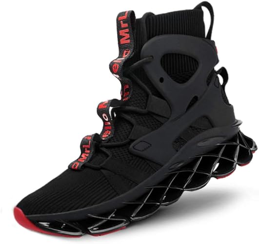 Hello MrLin Men's Running Shoes Non Slip Athletic Tennis Walking Blade Type Sneakers Hip Hop Hello MrLin Men's Running Shoes Non Slip Athletic Tennis Walking Blade Type Sneakers Hip Hop