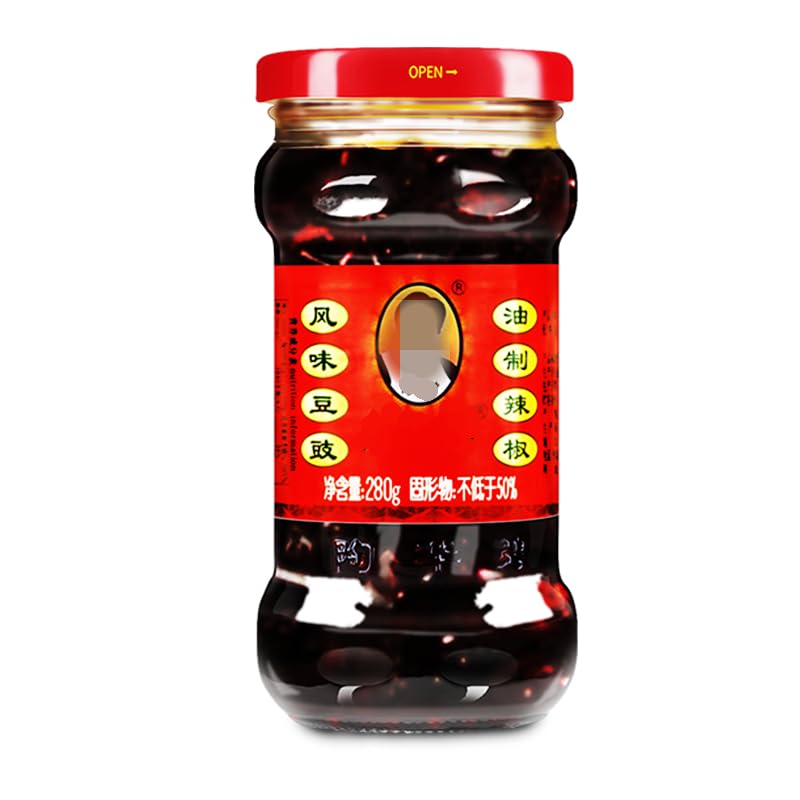 YIJIA | Salsa de Chili con Soja Fermentada 280g - Un gran condimento para casi todos los platos chinos