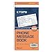 TOPS Phone Message Forms Book, Carbonless Duplicate, 2.75 x 5 Inches, 400 Sets per Book (4003)