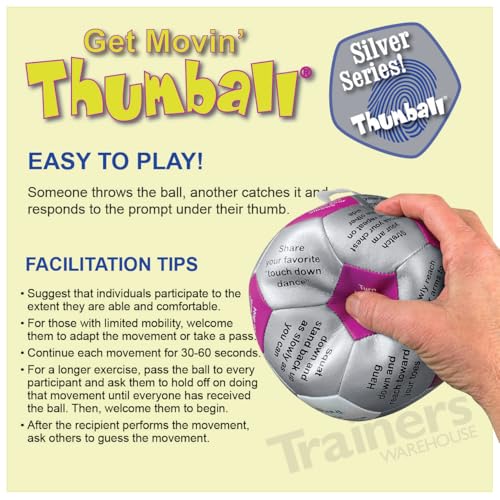 Image of Trainers Warehouse 6 inch Thumball Collection, 32 Prompts for Conversation, Team Building, Relationship and Training
