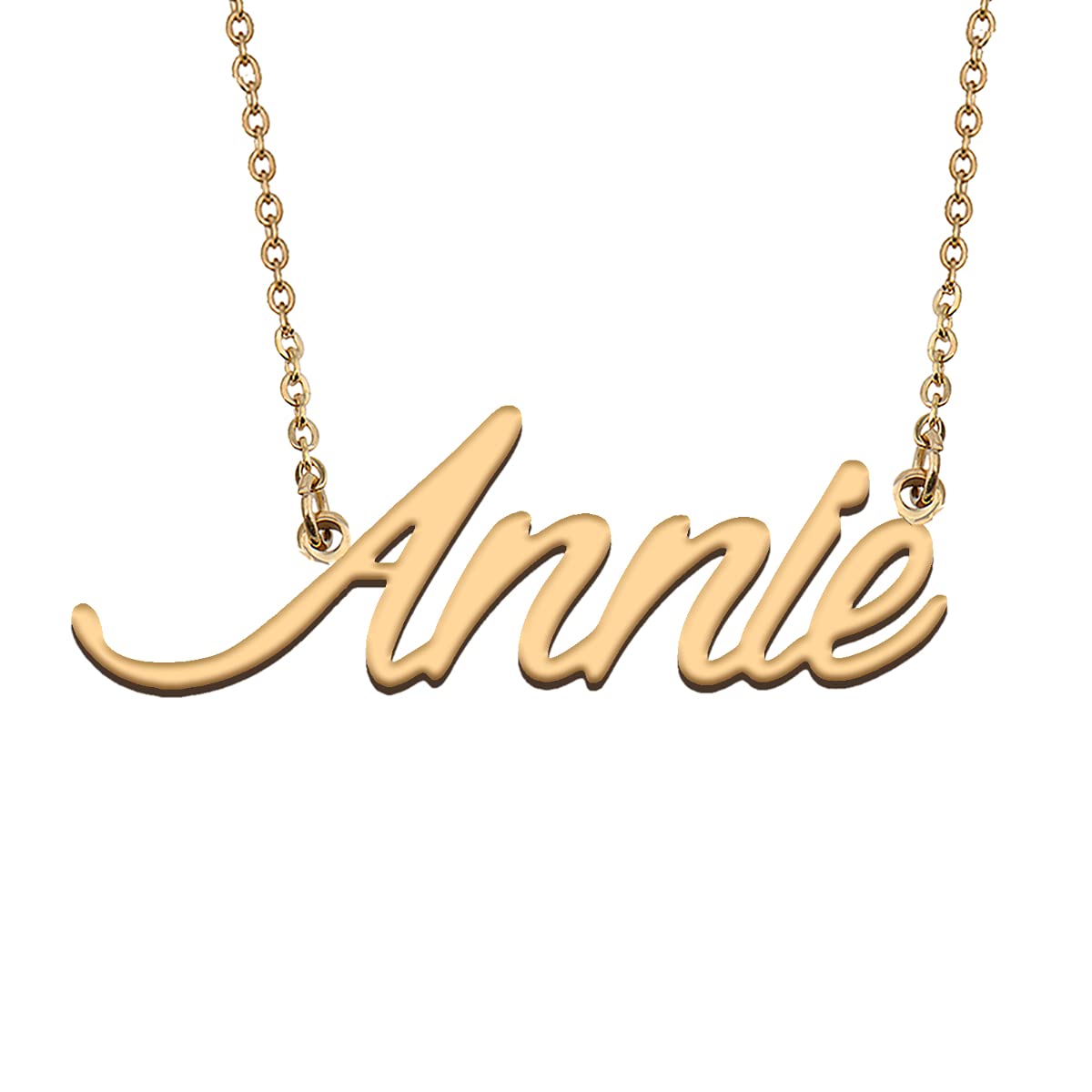 HUAN XUN Personalized Jewelry Custom Initial Pendant Custom Name Necklaces for Women Girls