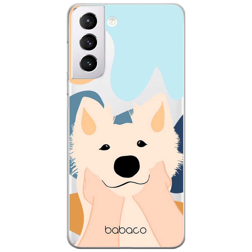 Babaco ERT GROUP mobile phone case for Samsung S21 original and officially Licensed pattern Dogs 009 optimally adapted to the shape of the mobile phone, partially transparent