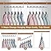 Space Saving Hangers for Clothes 6 Pack, Sturdy Metal Hangers Wardrobe Organizer, Magic Cascading Hanger, Closet Space Saver Closet Organizers and Storage