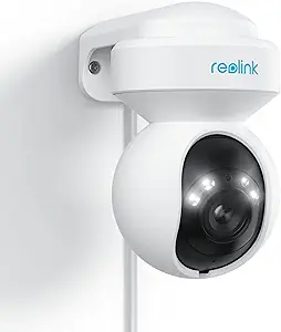 REOLINK 4K PTZ Outdoor PoE IP Camera with 3X Optical Zoom, 355° Pan & 50° Tilt, Auto Tracking, Color Night Vision, Human/Vehicle/Pet Detection, 2 Way Talk, E1 Outdoor PoE asin的图片