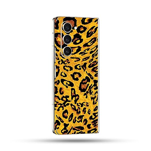 Image of MightySkins Skin Compatible with Samsung Galaxy Z Fold 5 Full Wrap - Cheetah Girl | Protective, Durable, and Unique Vinyl Decal wrap Cover | Easy to Apply, Remove, and Change Styles | Made in The USA