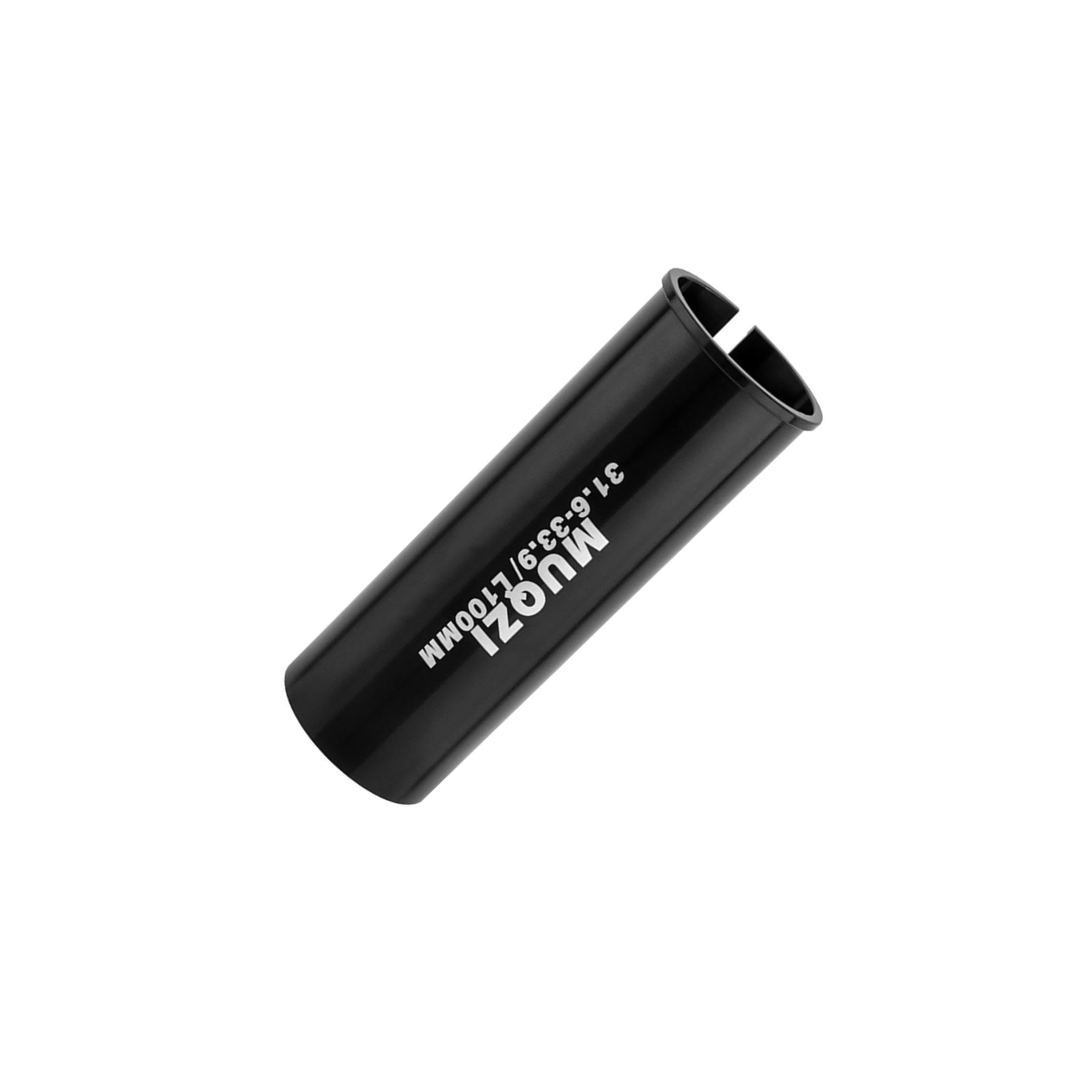 POXZSFX Durable Reducing Sleeve Bicycle Seatpost Adapter Shim Aluminum Alloy Mountain Bike FunctionChange Seat Post Size Easily with Bushing Without Changing, 31.6-33.9mm