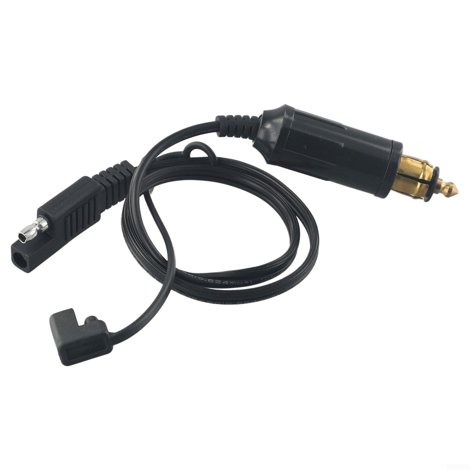 Motorcycle Battery Charger Cord Fit for BMW Motorcycle, DIN Hella Plug to SAE, SAE Connector Cable Battery Charger Plug for Charging, Tire Inflation, and Power Management