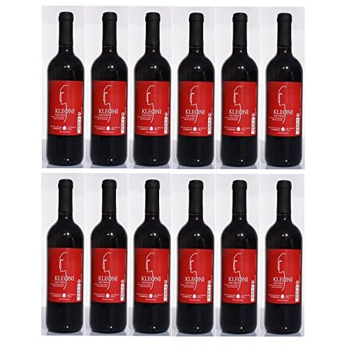 12x Kleoni Rotwein Imiglykos lieblich Lafkioti je 750ml + 2 Probier Sachets Olivenöl aus Kreta a 10 ml - griechischer roter Wein Rotwein Griechenland Wein Set