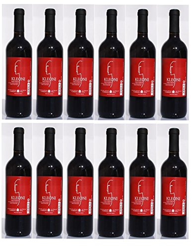 12x Kleoni Rotwein Imiglykos lieblich Lafkioti je 750ml + 2 Probier Sachets Olivenöl aus Kreta a 10 ml - griechischer roter Wein Rotwein Griechenland Wein Set
