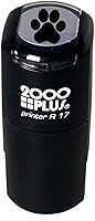 SBLABELS Self-Inking Paw Print Stamp - Black Ink, 2000+ Impressions, Teacher & Classroom Essential