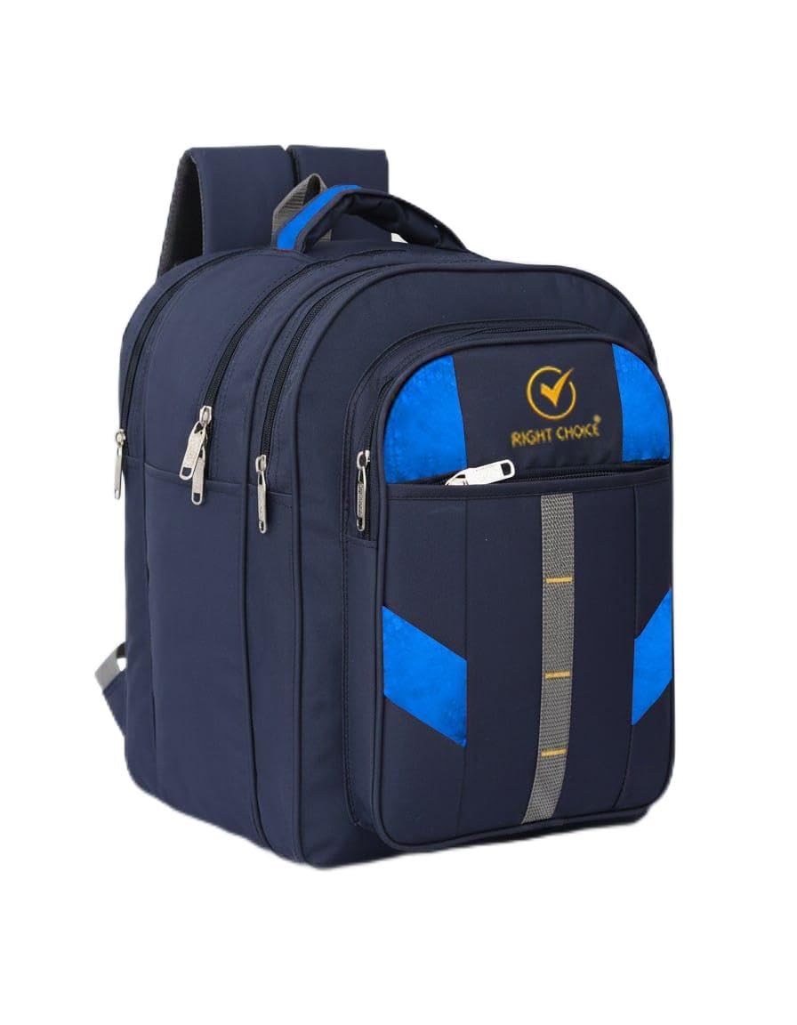 Backpack, Black and Blue with Multiple Compartments-picture-20