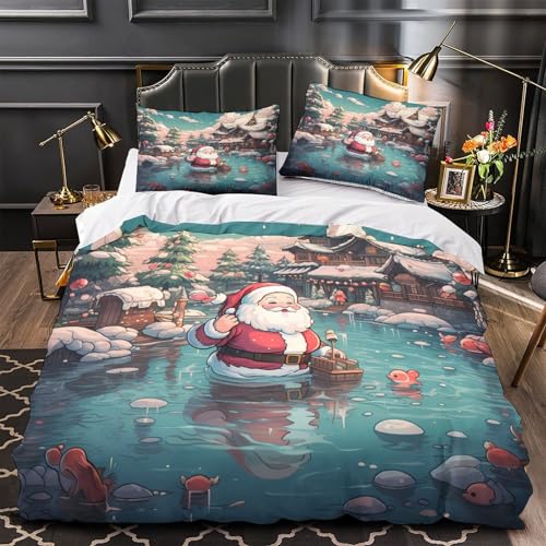 Housse de couette super douce 3D avec fermeture éclair robuste - 2