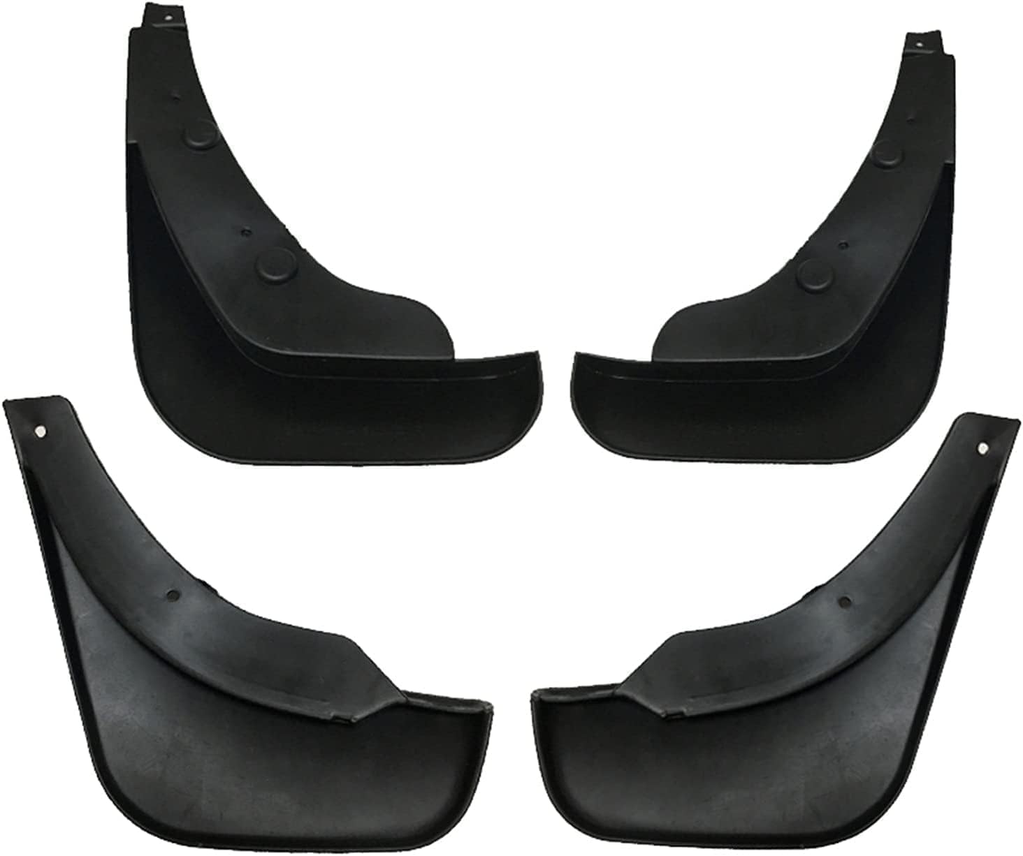 NYSLDSCO 4Pcs Premium Mud Flaps for Mazda 2 / Demio Ge Hayon Hayon 2008-2013 Front and Rear Splash Guards Durable Mudguards Protection Against Road Debris