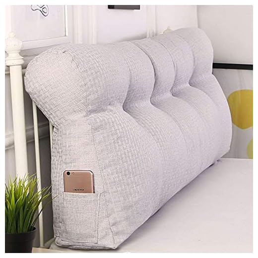 Säng läskudde, mjuk andningsbar triangelkudde kilkudde Tatami ryggstöd kudde lämplig för vardagsrum sovrum soffa-K-90x15x50 cm (35x6x20 tum)
