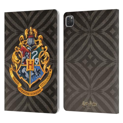 Head Case Designs Officially Licensed Harry Potter Hogwarts Crest Prisoner Of Azkaban I Leather Wallet Case Compatible With Apple iPad Pro 11 2020/2021 / 2022