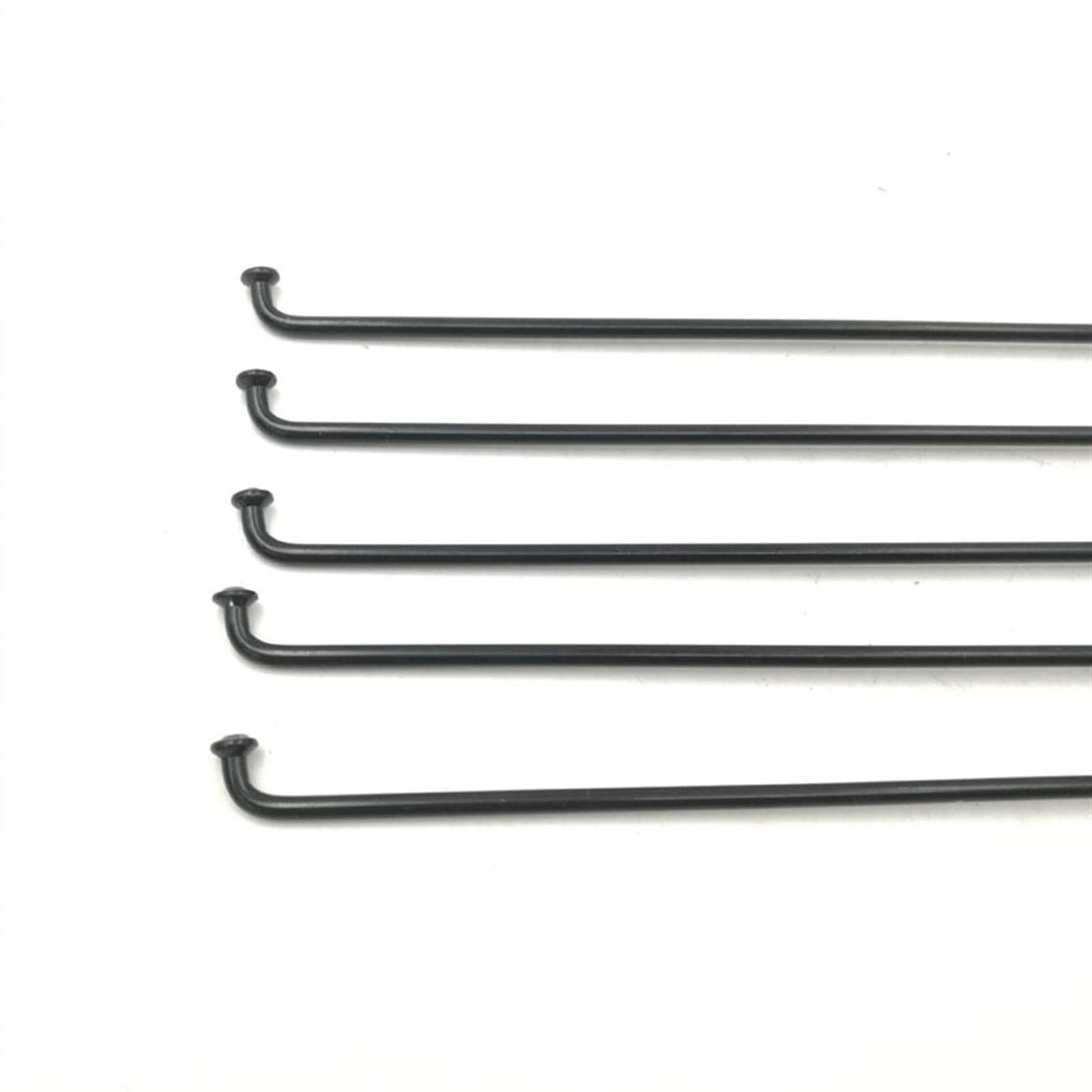 E-Mountainbike-Speichen, 12 G, Länge 60 mm - 310 mm, anpassbare Speichen für E-Bike, Durchmesser 2,6 mm, schwarze Farbe, Speichen für Elektrofahrräder