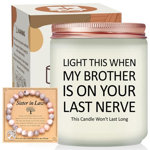 Volufia Sister in Law Gifts - Christmas, Birthday, Mother's Day, Wedding Gifts for Sister...