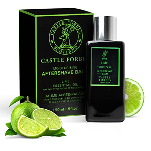 Castle Forbes Lime Aftershave Balm For Men, 5 fl.oz. | Moist