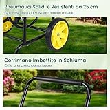 Zoom IMG-2 costway carrello avvolgitubo da giardino Zoom IMG-2 costway carrello avvolgitubo da giardino