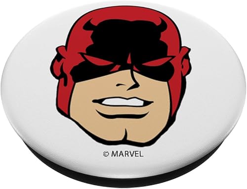 Miniatura 2 de Marvel Daredevil Classic Big Face PopSockets - Agarre y soporte para teléfonos y tabletas, Negro