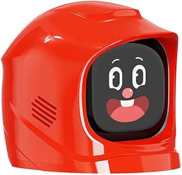 AI Car Robot Dashboard Buddy with 60+ Animated Expressions, Smart Driving Companion with Magnetic Mount, Rechargeable Interactive Car Gadget Decoration for Vehicle Interior -Red