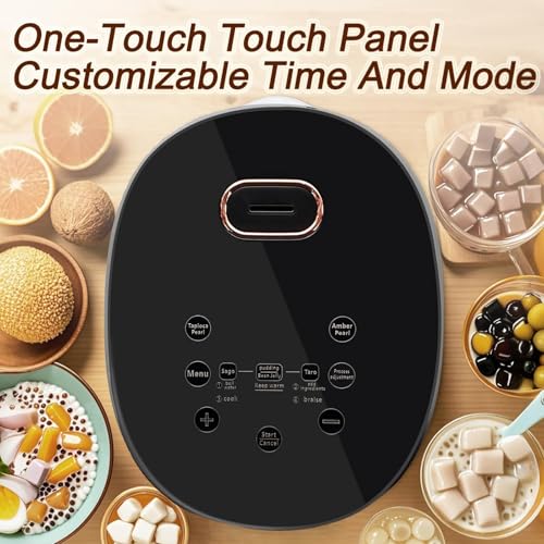 Cuiseur de perles de tapioca automatique 5L antiadhésif pour mélanger