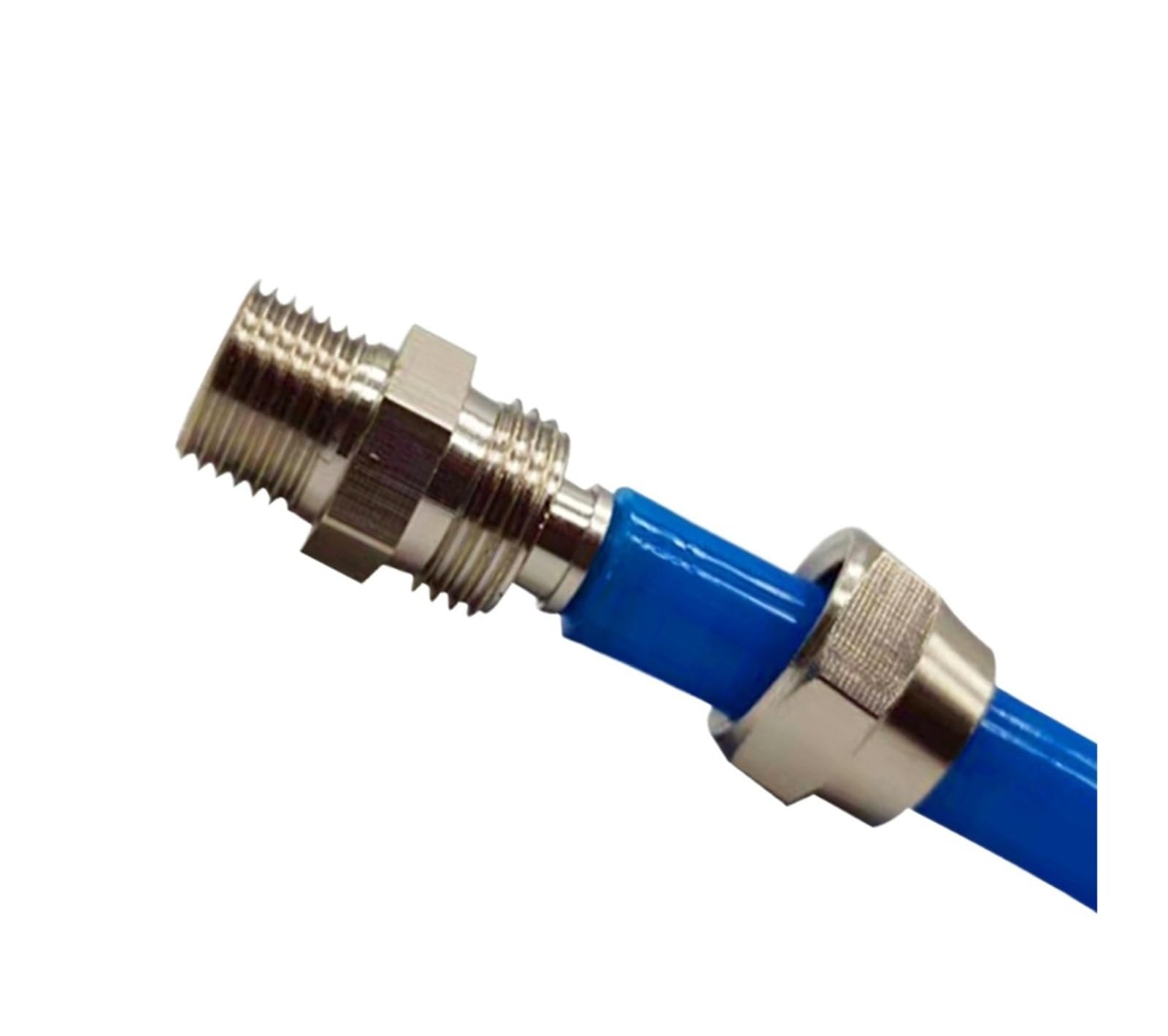 Conector para manguera 16mm rosca 1/4 corrige caídas de presión en tubo neumático