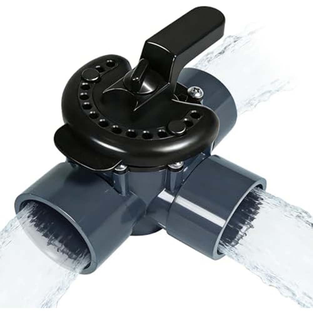 Vanne d'inversion 3 voies 2" pour Pentair 263028 - Valve de piscine en PVC haut débit pour remplacement des systèmes Jandy