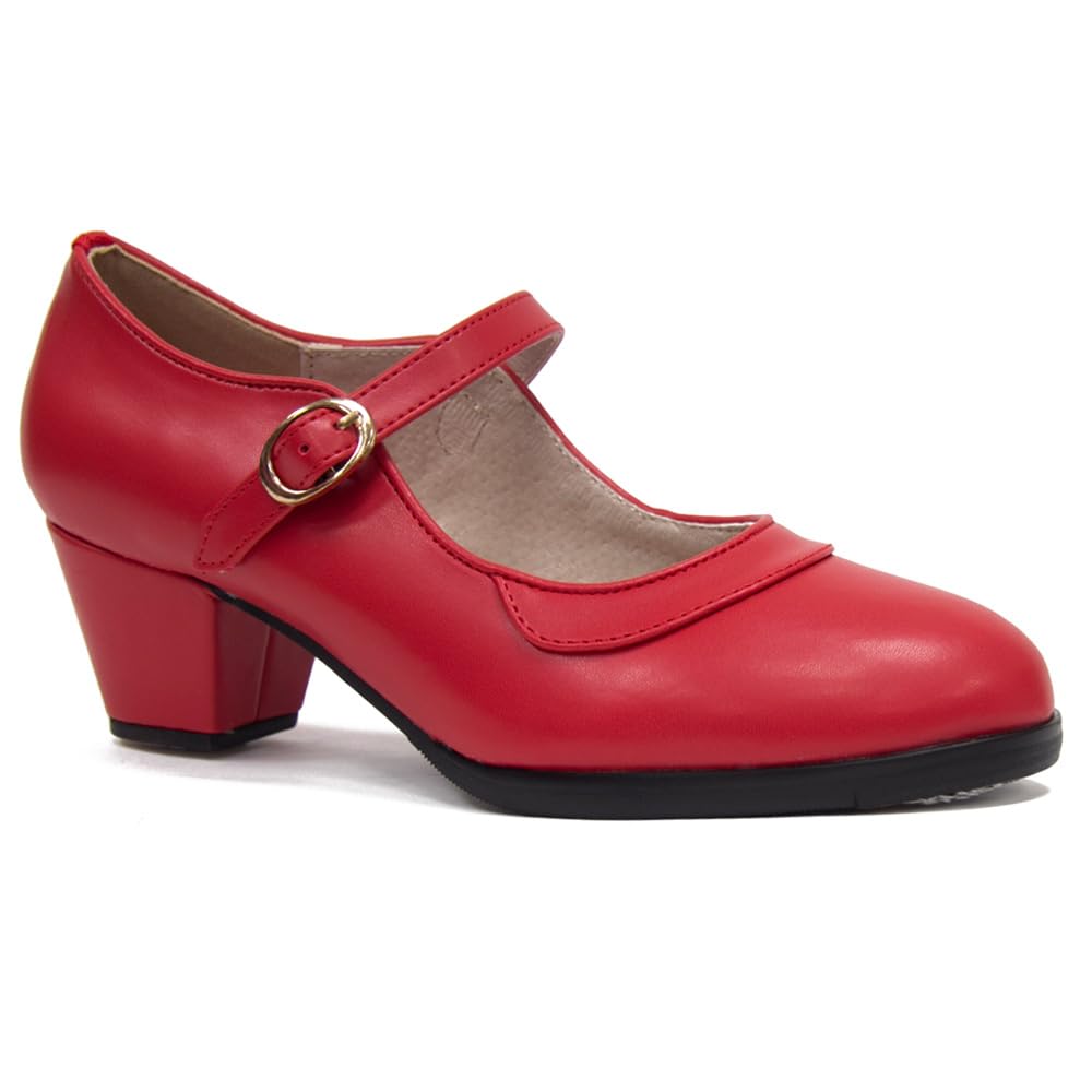 Zapatos de Baile Flamenco Doble Suela con tacón Cubano — view 2