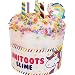 Fluffy Cloud Slime - Jumbo Size - Birthday Cake Scented Slime, Safely Made In USA