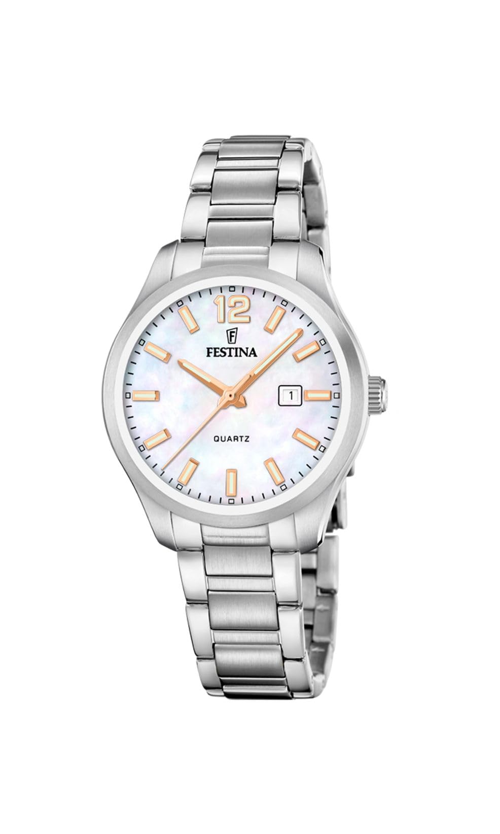 Festina Orologio datario Acero Clasico