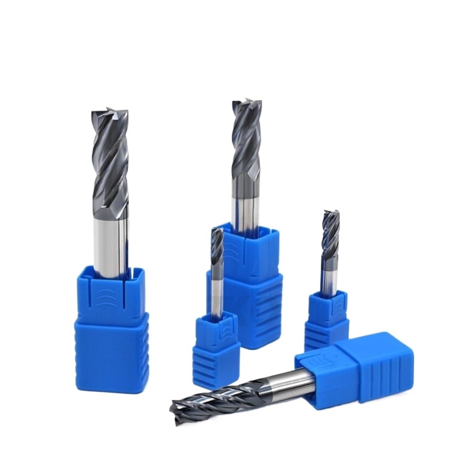 1 sztuk HRC50 4-flet Nano powłoka stal wolframowa węglik czołowy frez trzpieniowy narzędzia do obróbki CNC ze stali nierdzewnej 1-20mm(6x30Cx6Dx100L)