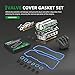 Riyhch VS50805R Valve Cover Gasket Set for Chrysler 200/300/Town & Country, for Dodge Avenger/Challenger/Charger/Grand Caravan/Durango/Journey, for Jeep Wrangler, for Ram 1500, 2011-2020, 3.6L V6