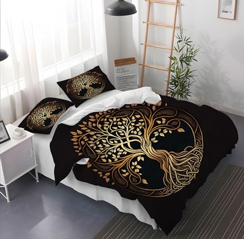 Housse de couette 140x200 microfibre avec 2 taies lit ado
