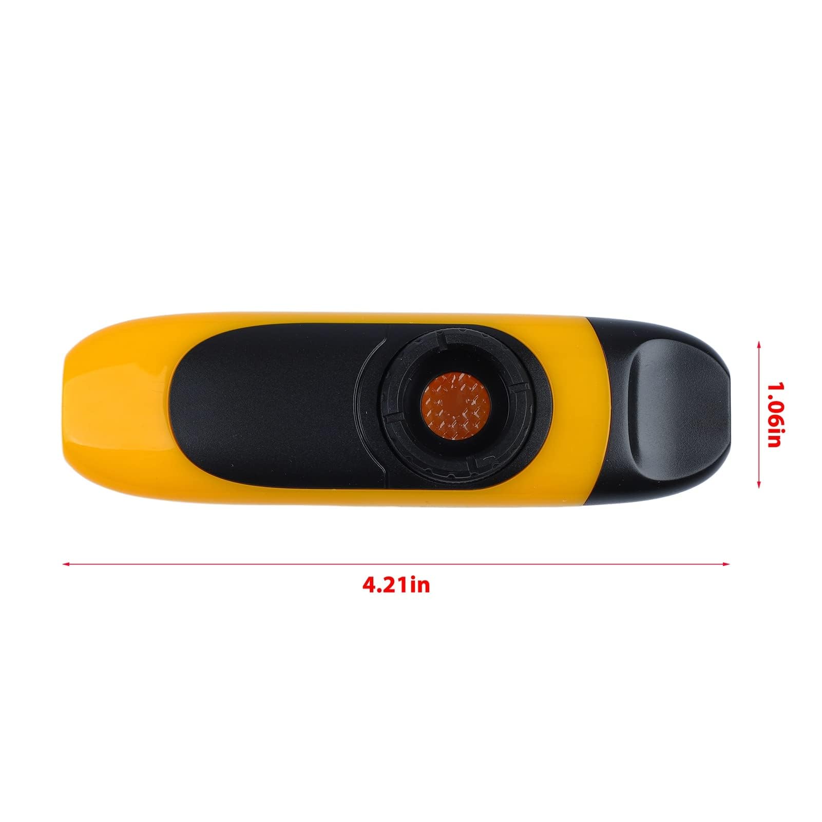 Elektryczny Kazoo 11 Cm Profesjonalny Przenośny Zestaw Kazoo z żywicy ze Stopu Aluminium z Przetwornikiem Membranowym Rejestratora Zapewniającym wydajność (Żółty)