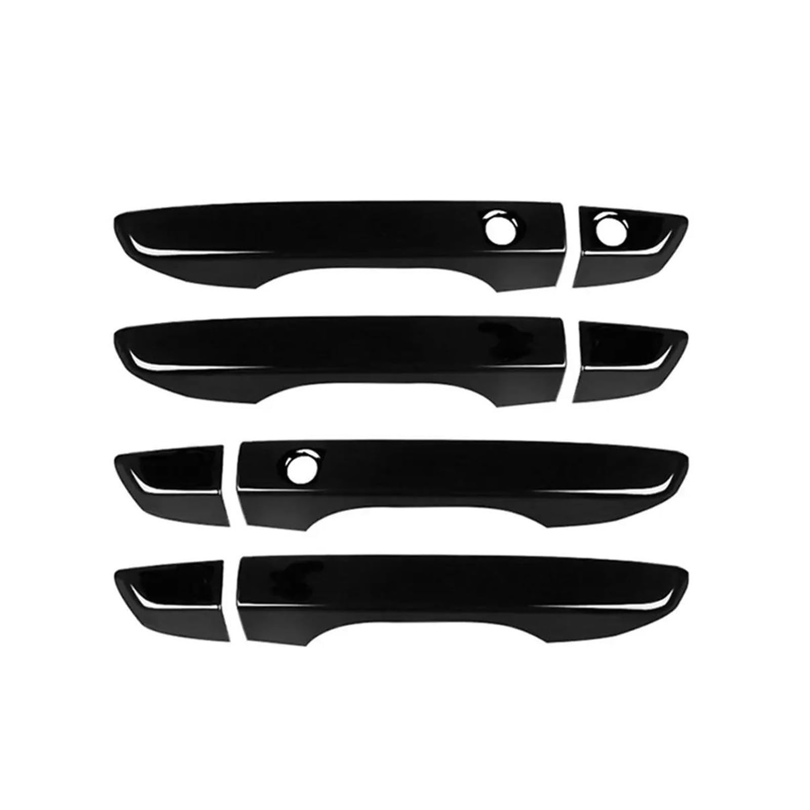 EVEKHAHHRB Exterior Door Handle 4PC for Civic 10th 2016 2017 2018 2019 Door Handle Covers Outer Door Handle(Black)