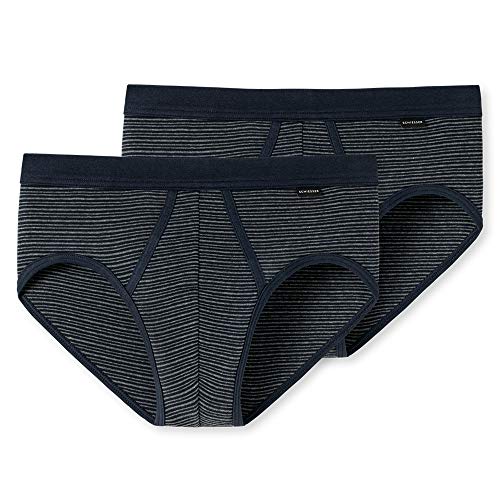 Preisvergleich Produktbild Schiesser Herren Sportslip mit Eingriff (2er Pack), dunkelblau, 5