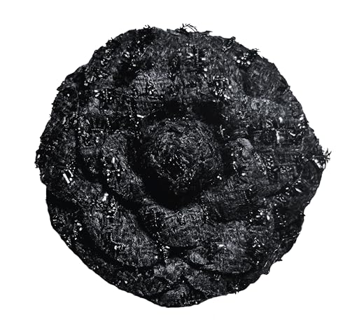 Image of Vintage Style Elegant Camellia Fabric Flower Brooch Pin Scarf Bridal Dress Wedding Accessories Jewelry Gift