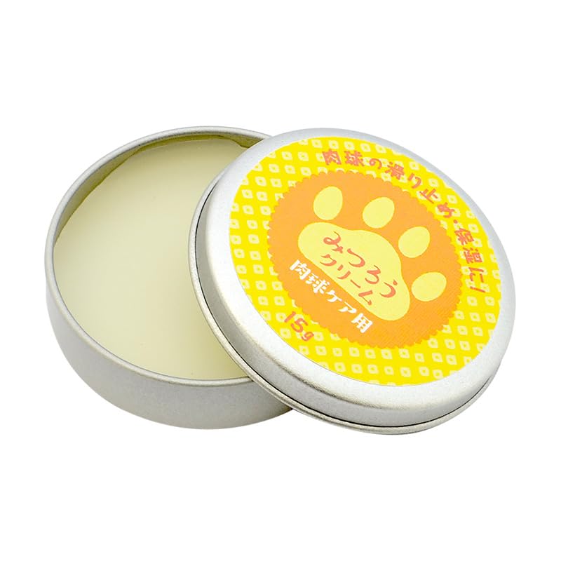 Amazon | 天然成分100% 国産 みつろう 肉球クリーム 15g 犬猫用 舐めて