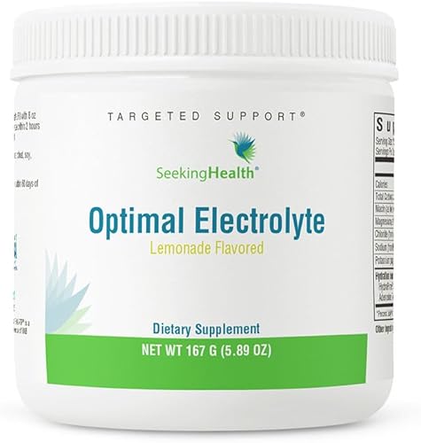 Seeking Health Optimal Electrolyte - Suplemento en polvo de electrolitos con magnesio, sodio y potasio para soporte de electrolitos, sabor natural a