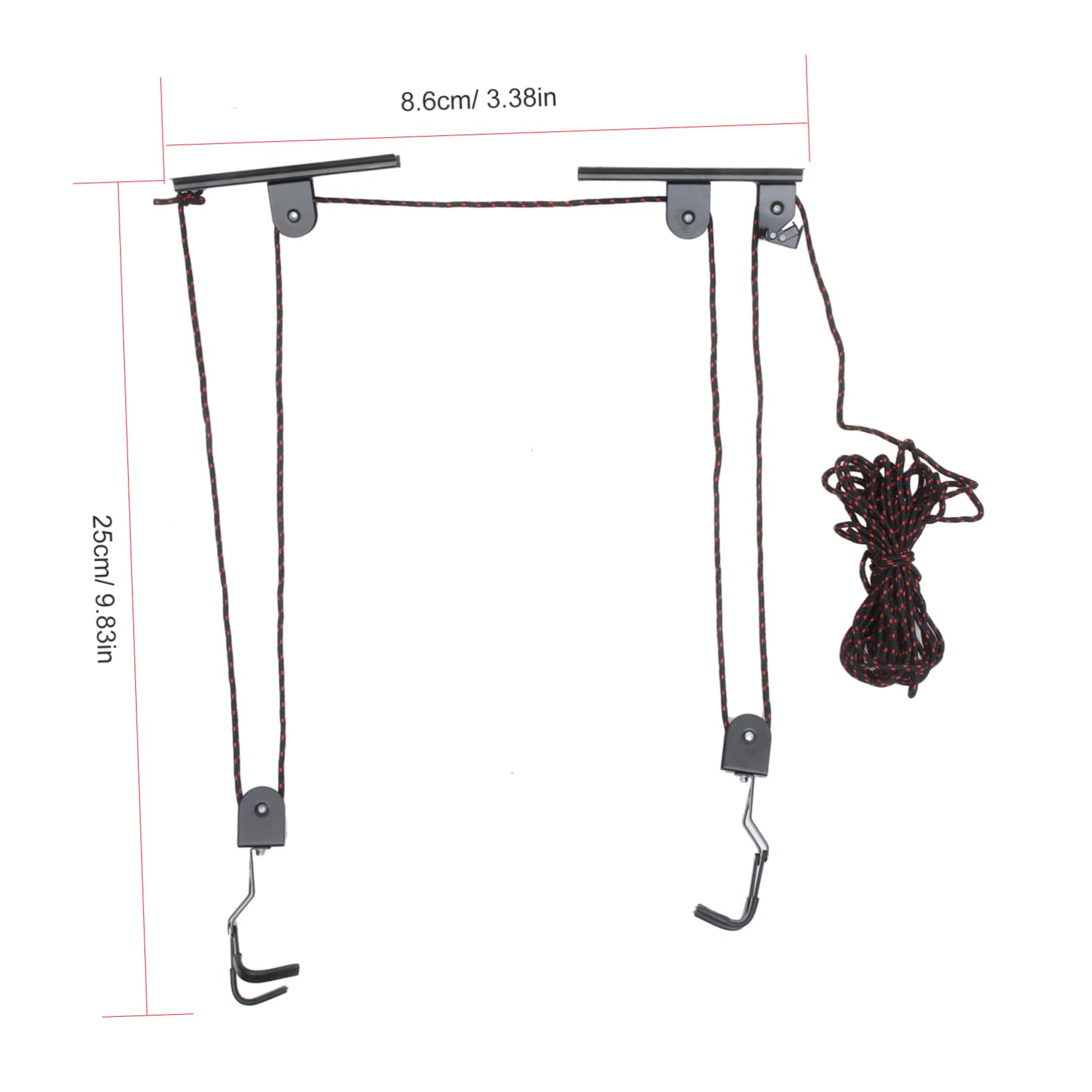 UKCOCO Soporte de Bicicleta de Gancho de Pared para Almacenamiento de Bicicletas Organizador y Plegables Resistente y Duradero